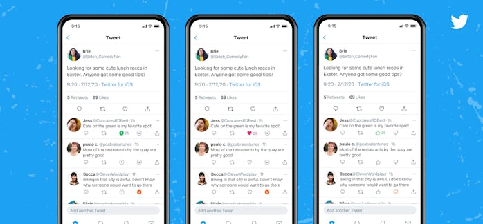 Twitter is testing an upvote system that would influence how replies are ranked below a tweet.