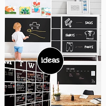 Simple Shapes Chalkboard Contact Paper