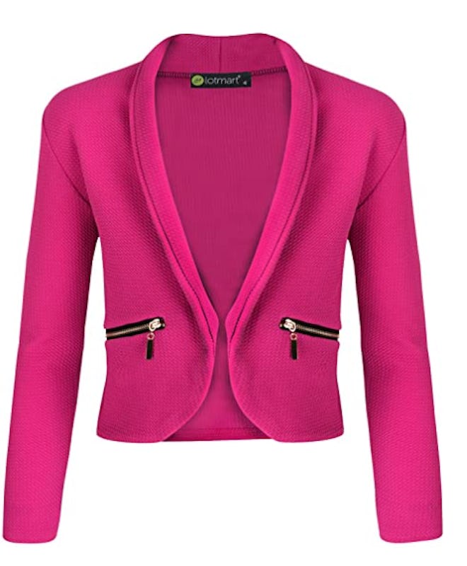 pink girl's jacket