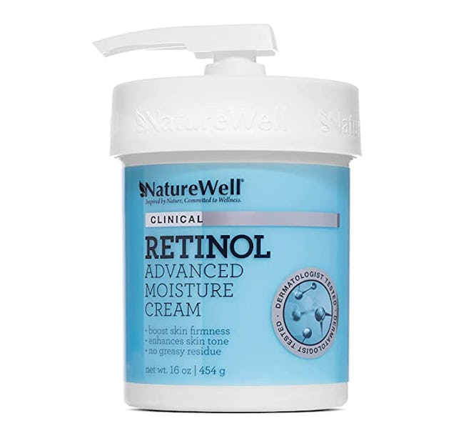 NatureWell Retinol Advanced Moisturizing Cream for Face and Body, 16 oz