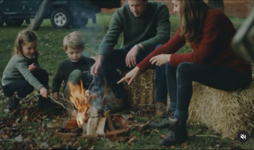 Kate Middleton roasted marshmallows with her kids.
