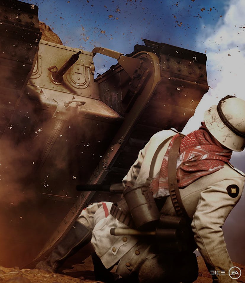 A screenshot from Battlefield 1