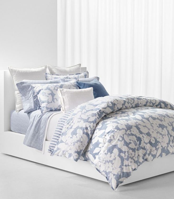 Ralph Lauren blue bedding set with comforter