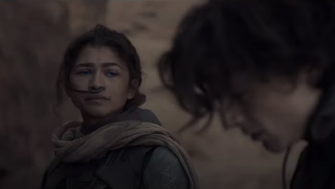 Zendaya and Timothee Chalamet star in the Dune remake trailer.