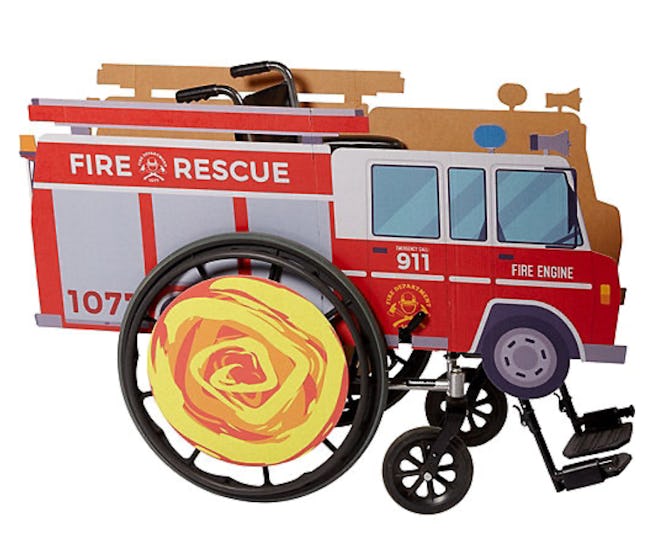 Child Wheelchair Fire Truck Costume