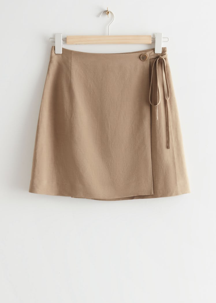 Mini wrap skirt from & Other Stories Stockholm atelier.