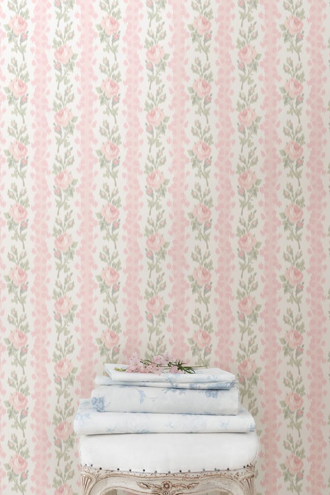 LoveShackFancy’s New Wallpaper & Bedding Collection Is A Cottagecore