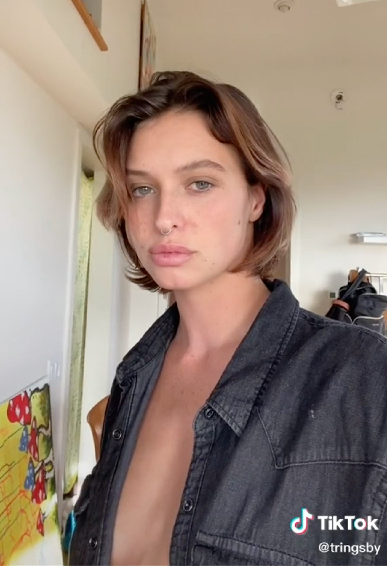 A still from Tatiana Ringsby's TikTok