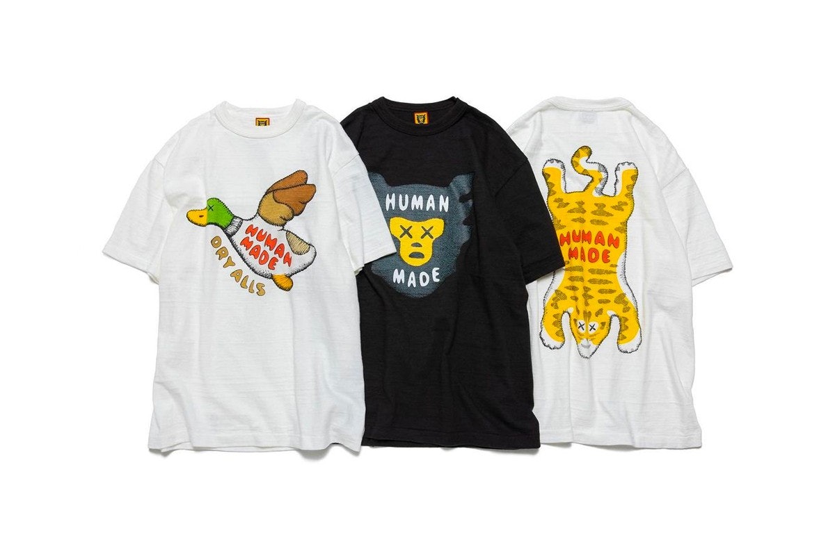 KAWS and Human Made's T-shirt are prime hypebeast fodder