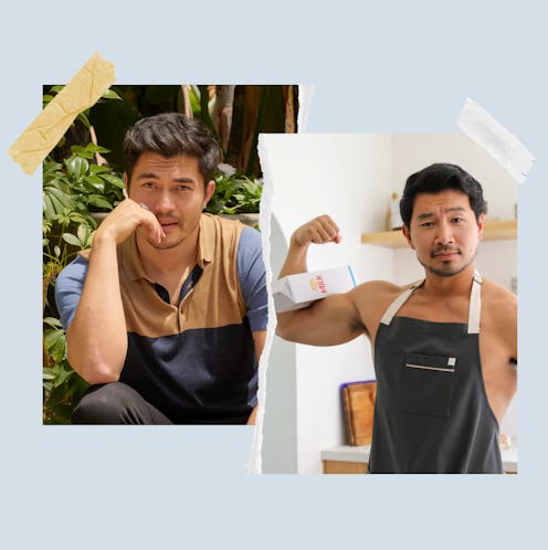 Henry Golding and Simu Liu