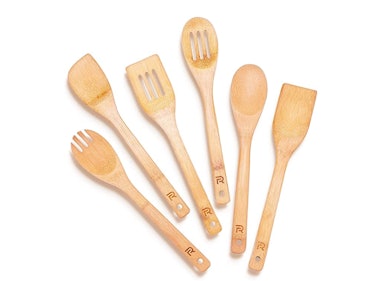 Riveira Wooden Spoons for Cooking (Set Of 6)