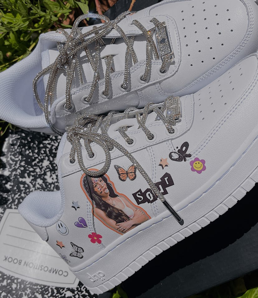 Drip Creationz Olivia Rodrigo Sour Nike Air Force 1