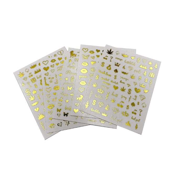Impressed Luxury Nail Art Stickers (5 Sheets)