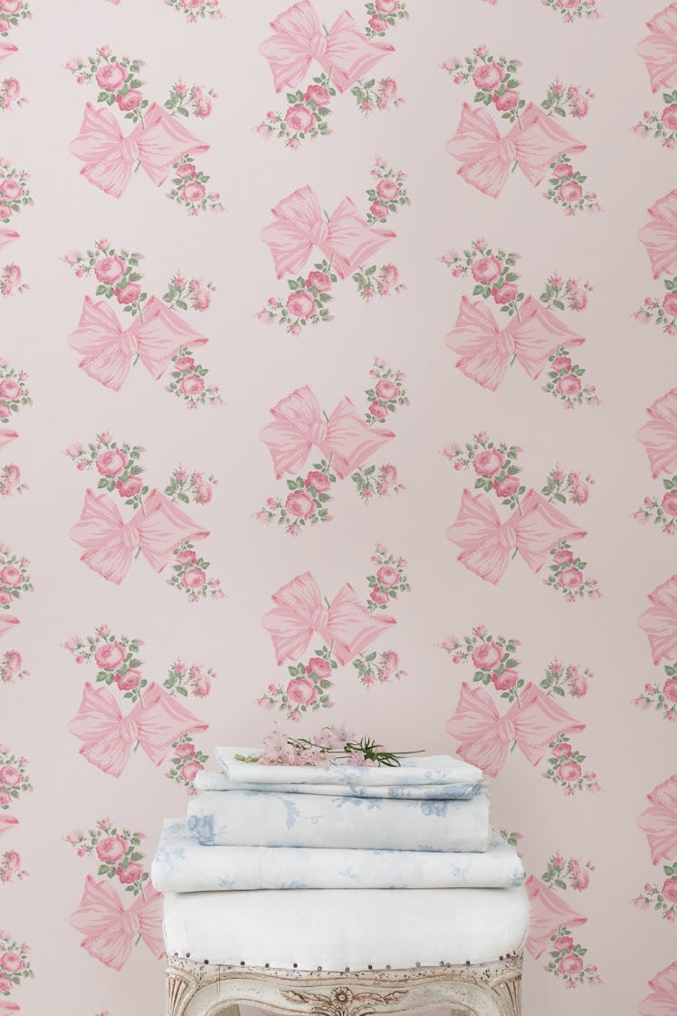 LoveShackFancy’s New Wallpaper & Bedding Collection Is A Cottagecore