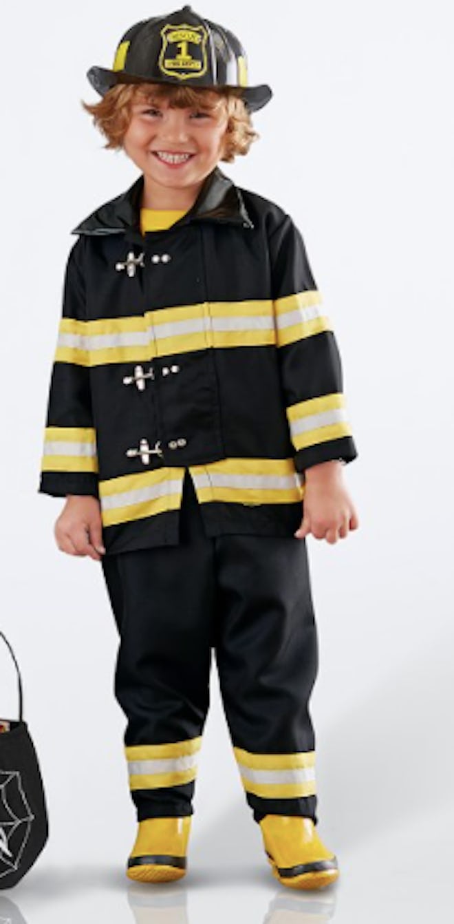 Child's firefighter costume