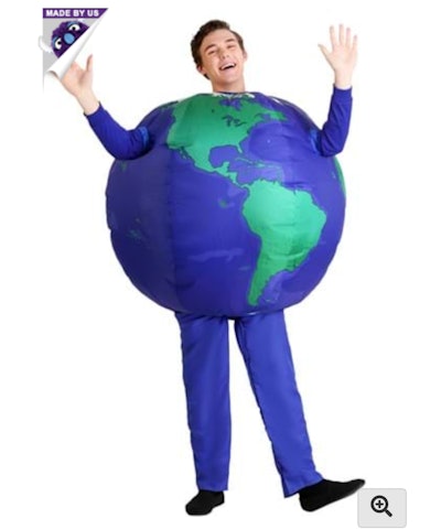 Adult Inflatable Earth Costume