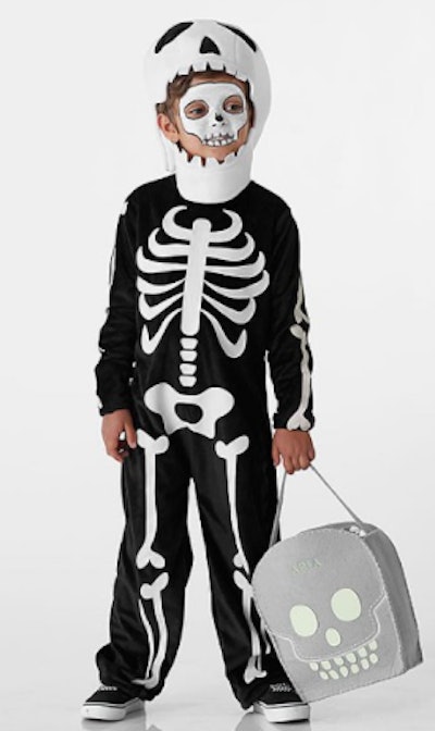 Kids skeleton costume