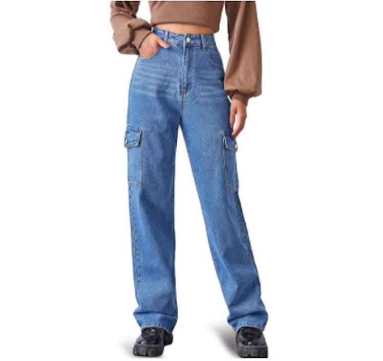 MUMUBREAL High Waist Baggy Jeans