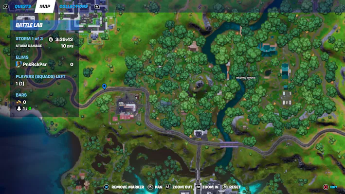 fortnite ferrari time trial location 1 map