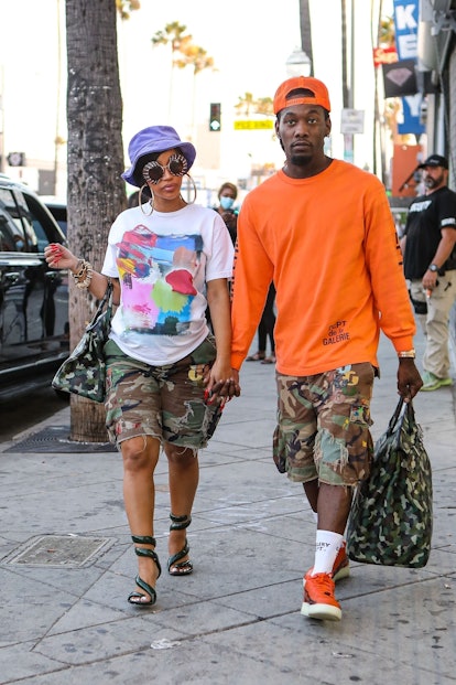 Cardi B & Offset Matched In Camo Outfits — Now You Try It Too