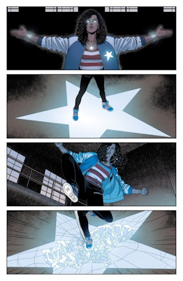 America Chavez creates a star portal in Young Avengers Vol. 2 #7