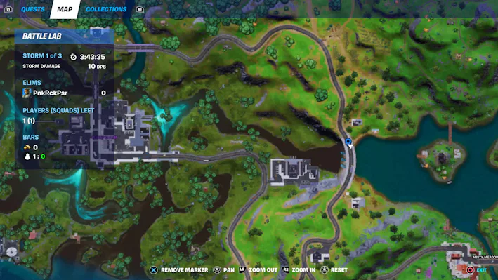 fortnite ferrari location 2 map