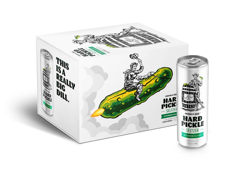 Crook'd Brü Afternoon Dillight Hard Pickle Seltzer