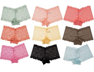 Alyce Intimates Lace Boyshort Panty (10-Pack)