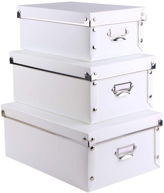 SEEKIND Decorative Storage Boxes (Set of 3)