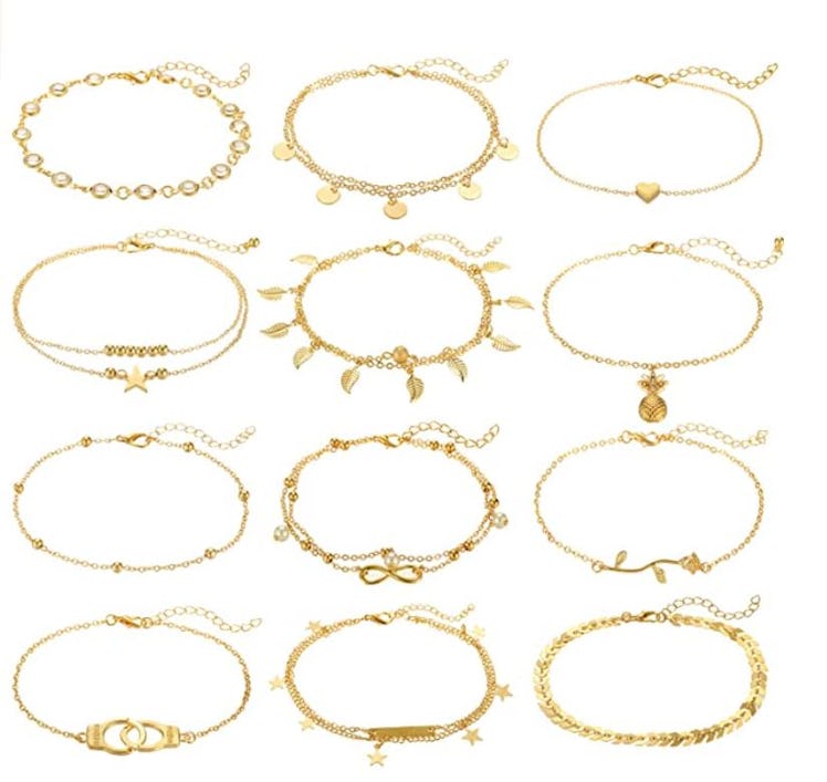 FUNEIA Anklets (12 Pieces)