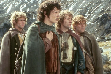 Merry, Frodo, Pippin, and Sam in Lord of the Rings.