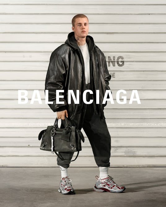 Justin Bieber for Balenciaga's Fall 2021 campaign.