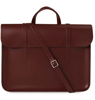 The Cambridge Satchel Company's Leather Music Case that can hold a laptop. 