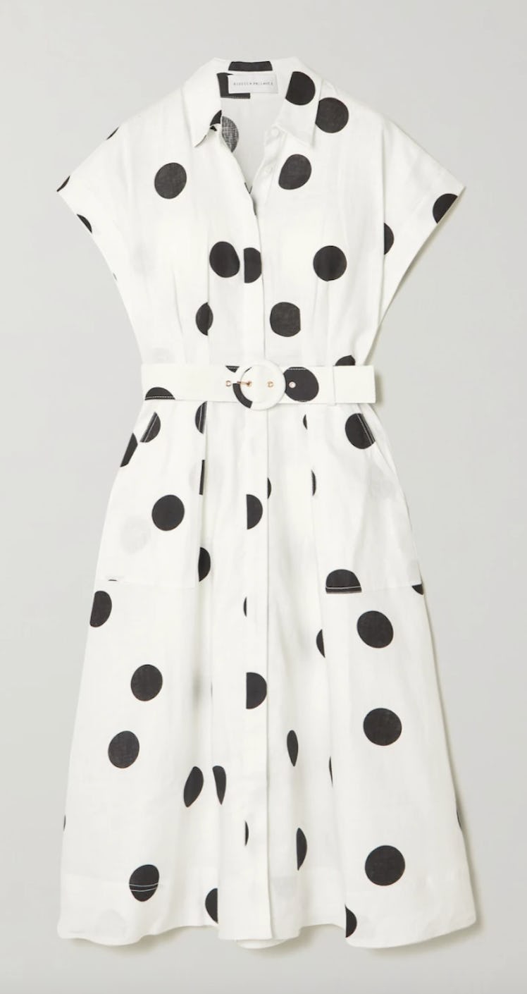 Rebecca Vallance polka dot dress. 