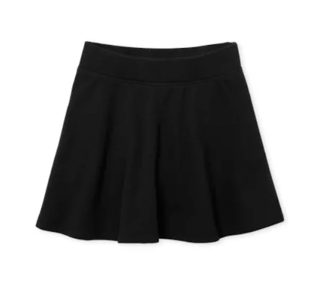 Girls Uniform Active French Terry Skort