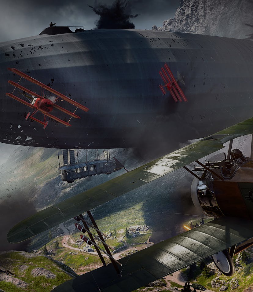 A screenshot from Battlefield 1