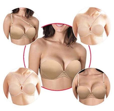 Plusexy Push Up Strapless Bra