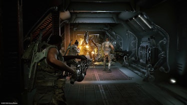 Aliens Fireteam Elite fight screenshot