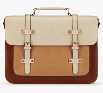 ECOSUSI's Sombre Vintage Bag that can hold a laptop. 