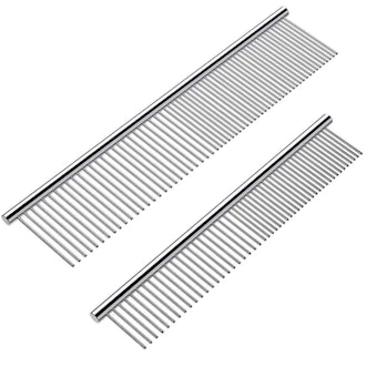 Cafhelp Steel Pet Combs (2-Pack)