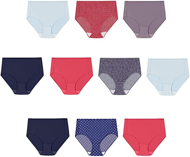 Hanes Cool Comfort Microfiber Panties (10-Pack)