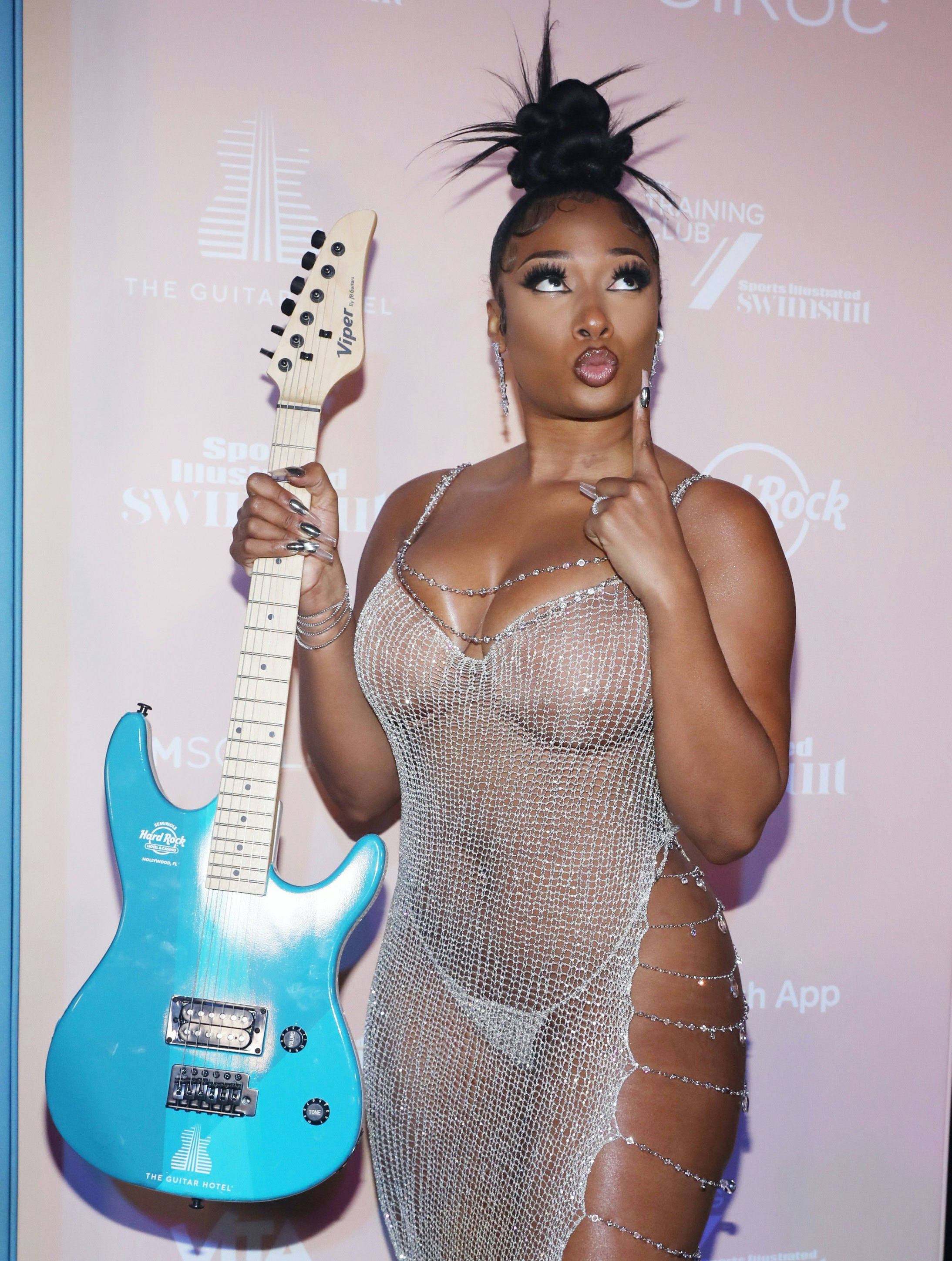 Megan Thee Stallion's Sexy Dress at Sports Illustrated Party