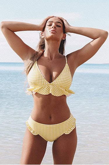 CUPSHE Ruffle Bikini 