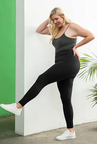 SATINA High-Waisted Leggings