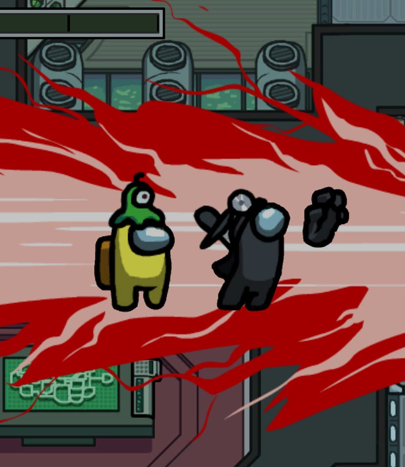 A screenshot from Among Us