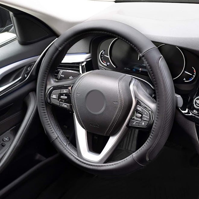 Magnelex Microfiber Leather Steering Wheel Cover