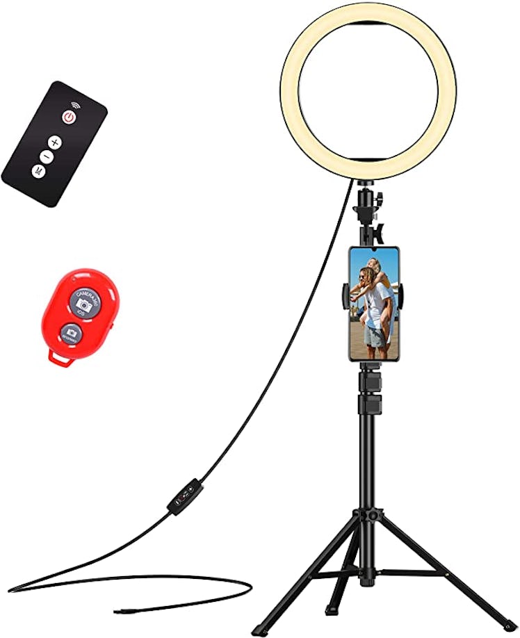 EMART Selfie Ring Light with Adjustable Tripod
