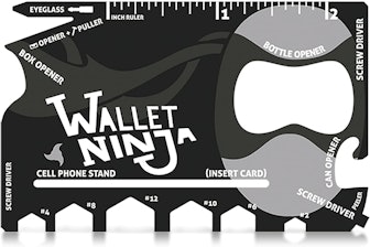 Wallet Ninja 18-in-1 Credit Card Sized Multitool
