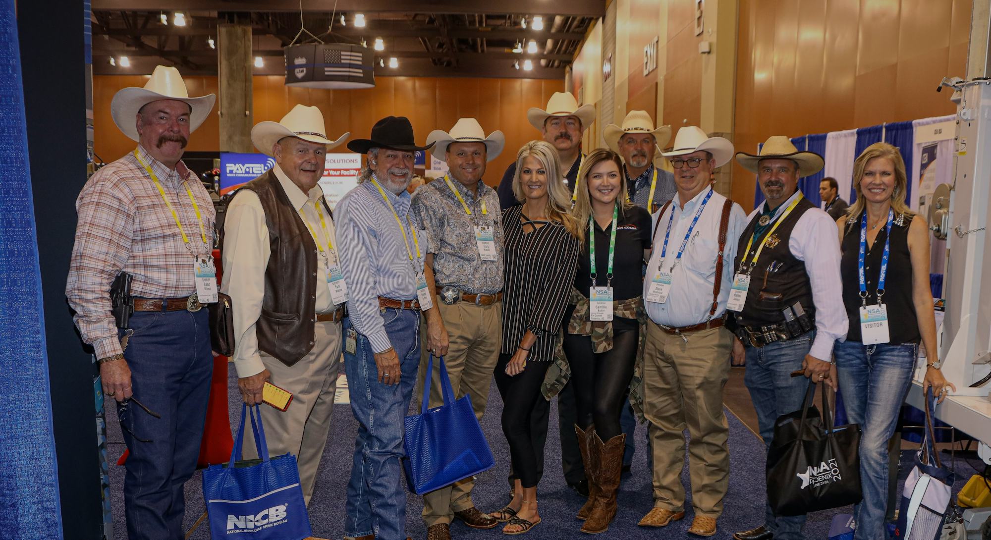 Sheriffs at the National Sheriffs Association Convention in Phoenix, June 2021