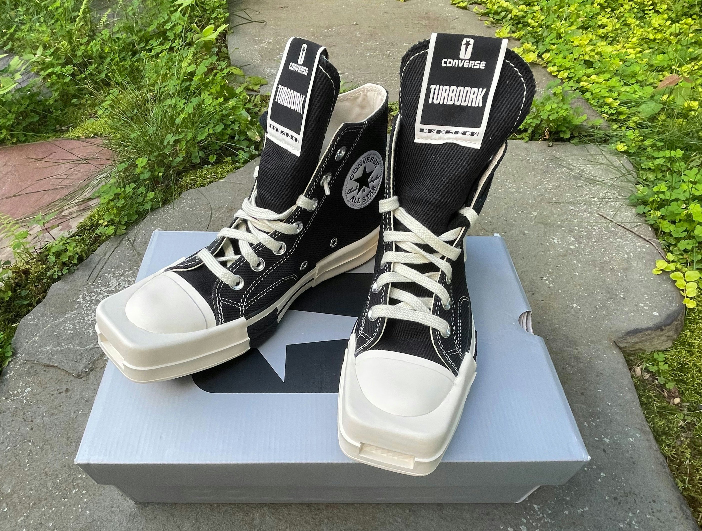 rick owens converse boots